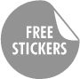 Free stickers joined with all order