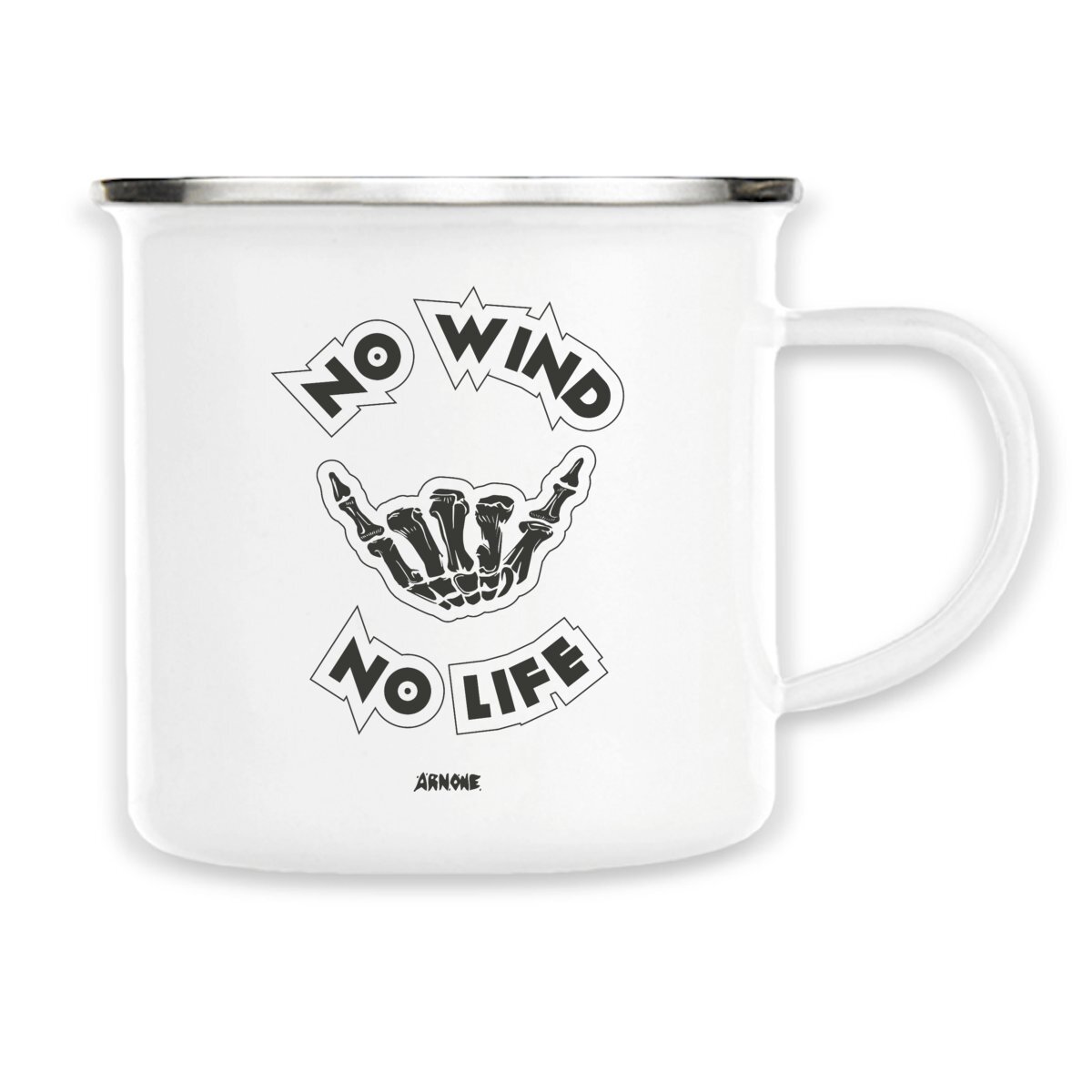 No WIND NO LIFE mug